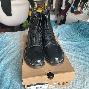 Dr. Martens Black Patent Leather 1460s